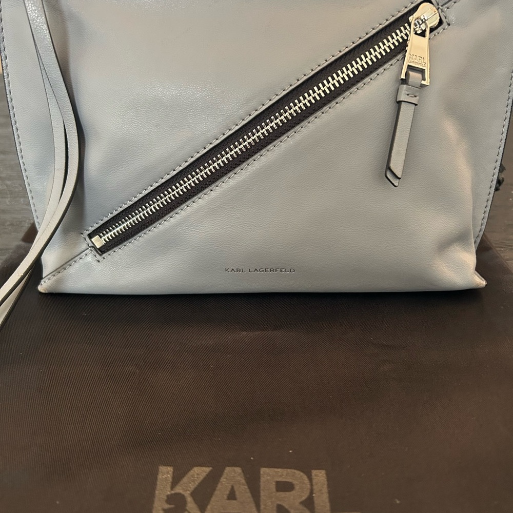 Karl Lagerfeld Gray Clutch